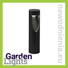 Lampa stojąca do ogrodu ZUMA LED (barwa biała ciepła, HDPE, czarny)