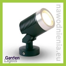 Reflektor do ogrodu ARCUS LED (barwa biała ciepła, aluminium)