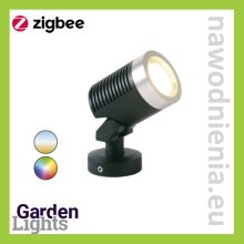 Reflektor do ogrodu ARCUS SMART LED Zigbee RGBW, aluminium