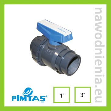 Zawór kulowy PVC-U GW PN16 Pimtas