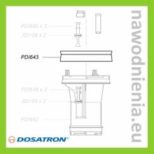 PDI643 - Plastikowy o-ring tłoka (do D3)