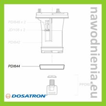 PDI644 - Plastikowy o-ring tłoka (do D3)