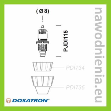 PJDI115 - Zaworek zwrotny (do D3)