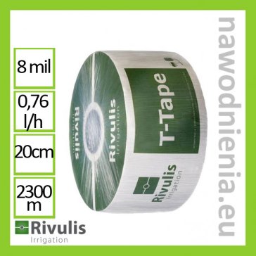 Taśma kroplująca T-TAPE Rivulis 508-20-380 (2300m)
