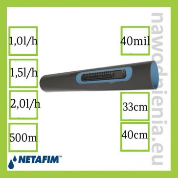 Linia kroplująca ARIES Netafim 16mm (rolka 500m)