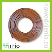 Linia kroplująca bez kompensacji ciśnienia irrio line DN16, 1mm, 2.00 l / h, co 33 cm (50-100m) brązowa