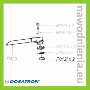 P012i - Dolny zawór wydechowy (do D25)