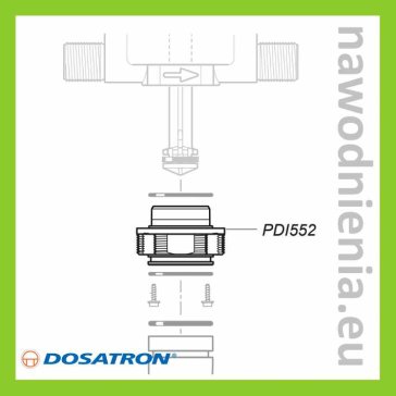 PDI552 - Tuleja łącząca (do D25)