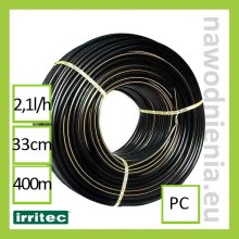 Podziemna linia kroplująca Irritec Rootguard 16 mm; 0.33 m; 2.1 l / h (rolka 400 m, czarna)