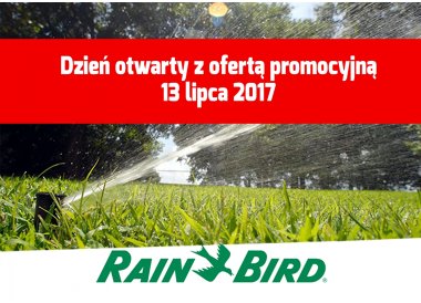 Dzień otwarty z ofertami promocyjnymi na produkty RainBird