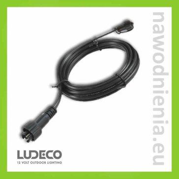 Przedłużacz 5m SPT-1 18AWG ze złączką IP44 Ludeco